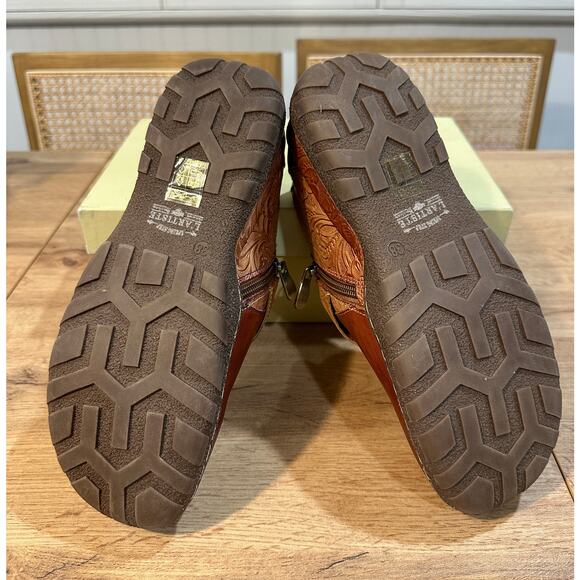 L'Artiste Spring Step Gyarados Slip On Shoes Camel Multi Size 7.5 US 38 EU NIB - Picture 9 of 13